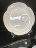 Snack Plate - gold rimmed