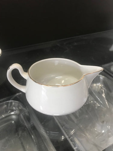 Creamer - gold rim