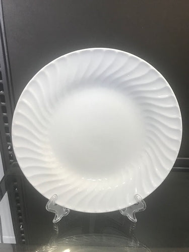 Bread & Butter Plate - White Swirl 7
