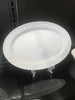 Serving Platter - White Swirl