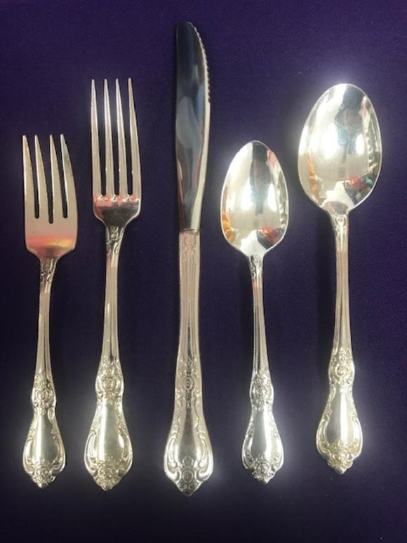 Flatware silver plated